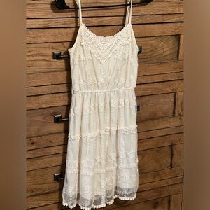 Cream lace sundress